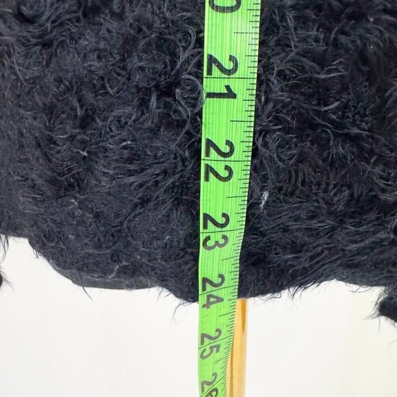 UNDERGROUND BRAND FURRY BLACK COLOR CARDIGAN - Picture 4 of 7